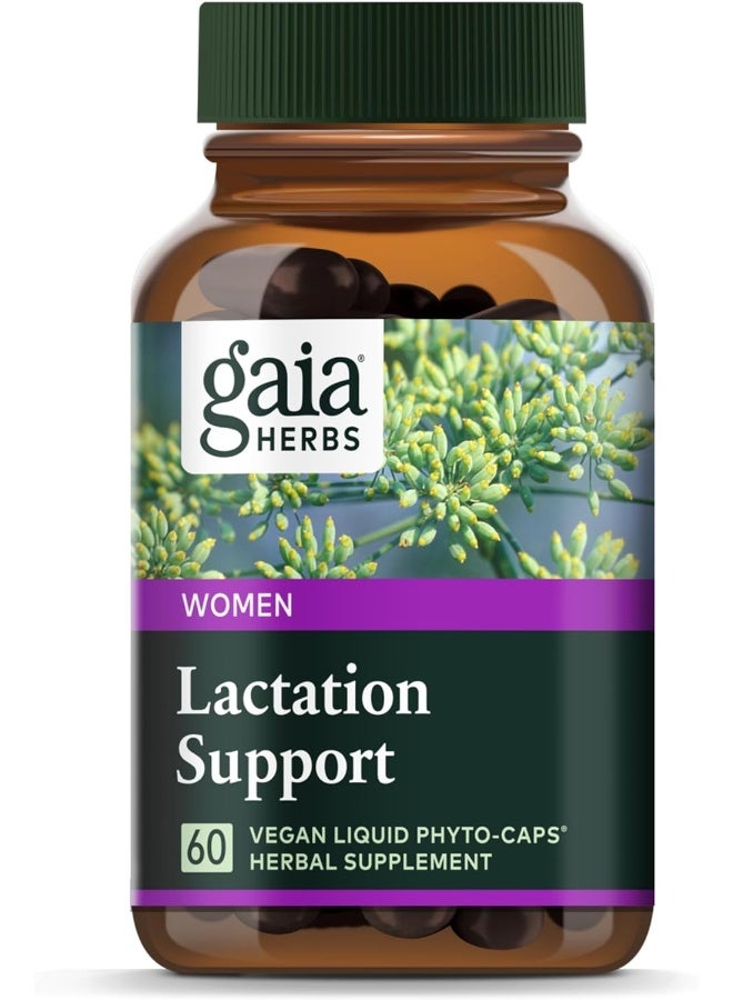 Lactation Support, Vegan Liquid Capsules, 60 Count