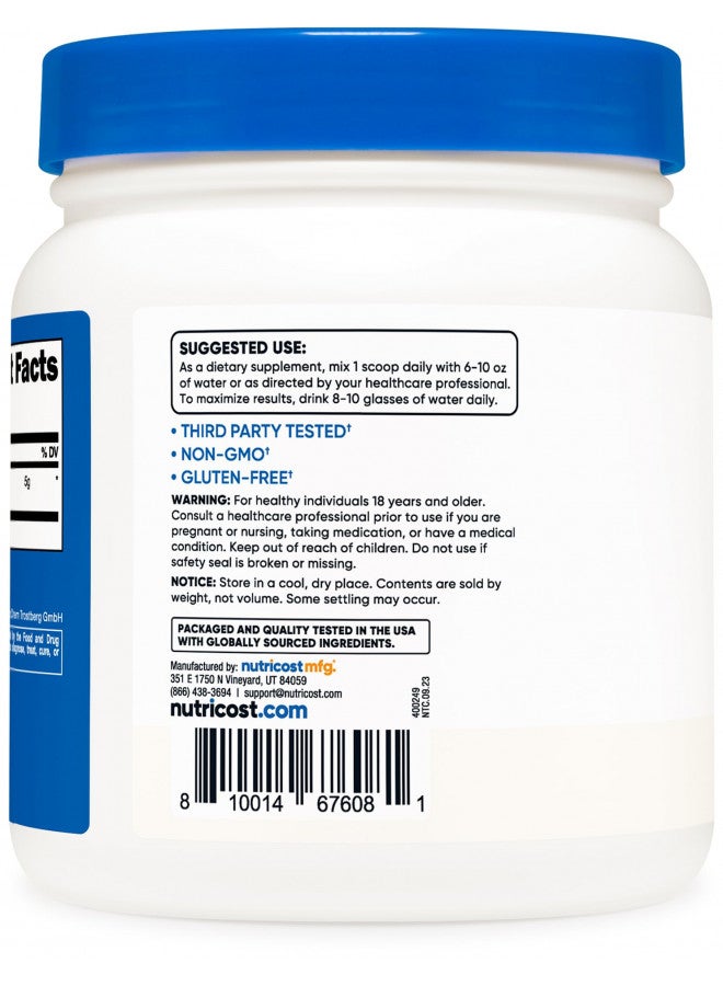 Nutricost Creapure® Creatine Monohydrate 500 Grams