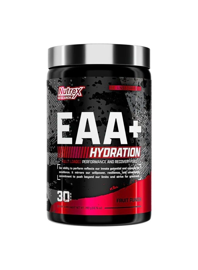 Nutrex, EAA+Hydration, 390g, Fruit Punch, 30 Servings