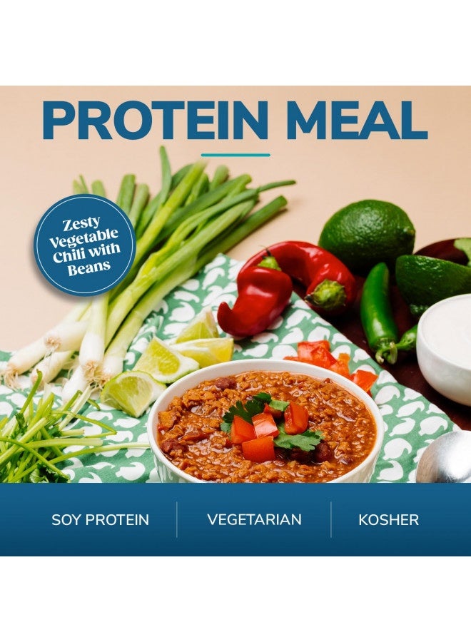 WonderSlim Protein Meal, Zesty Vegetable Chili w/Beans, 100 Calories, 12g Protein, 4g Fiber (7ct)