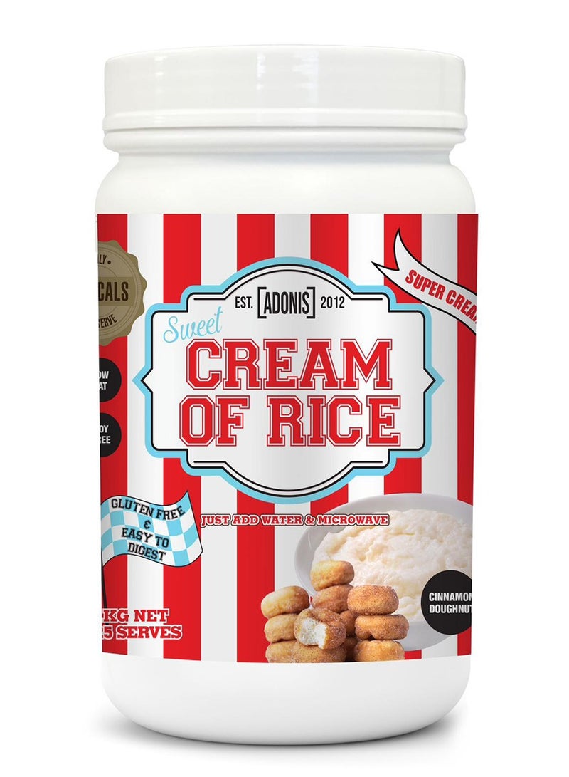 Adonis Protein Sweet Cream of Rice Cinnamon Doughnut Flavor 1kg