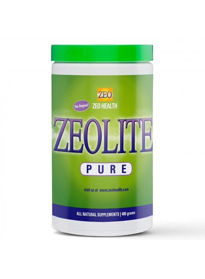 Zeolite Pure | Full Body Detox Cleanse | Safe, Gentle, & Effective Energy Booster That Supports Gut Health, Mental Clarity, & Healthy Inflammation Response | Original Zeolite Powder (400 Servings)