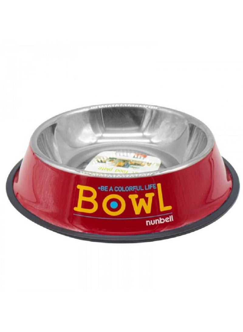 Nunbell Large Red Pet Bowl (27x8cm) 1 pcs