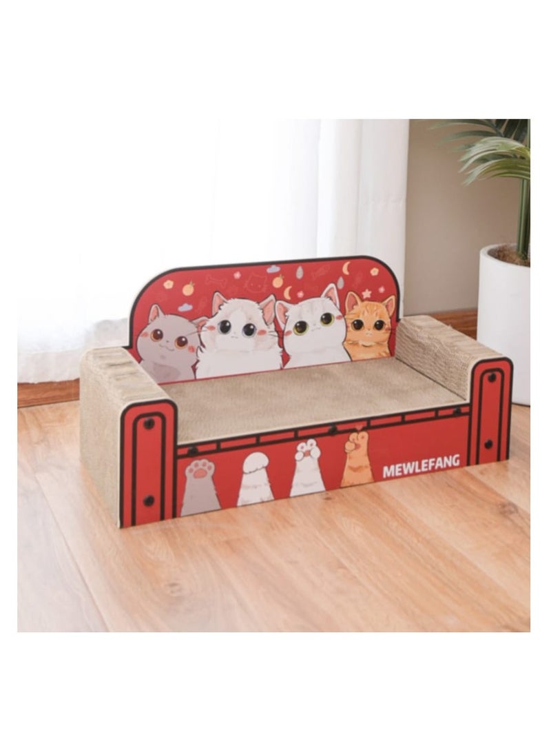 Cat Sofa,- L -  Cat Sofa Bed Furniture Protector Cat Bed Cat Nest Durable Grinding Board Scratching Board