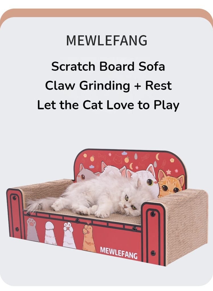 Cat Sofa,- L -  Cat Sofa Bed Furniture Protector Cat Bed Cat Nest Durable Grinding Board Scratching Board