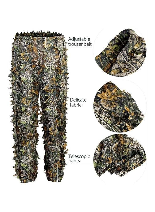 Ghillie Suit, 3D Leafy Ghillie Suit and Camo Suit, Ghillie Suit for Men， Camouflage Suits, Turkey Hunting, Lightweight Gear Hunting Clothes for Outdoor Woodland and .