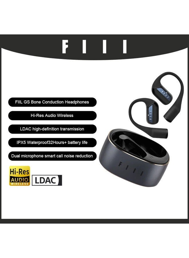 GS Bluetooth 5.3 Earbuds, 32H Playtime, Hi-Res Audio, Two Mic, Noise Reduction, F043