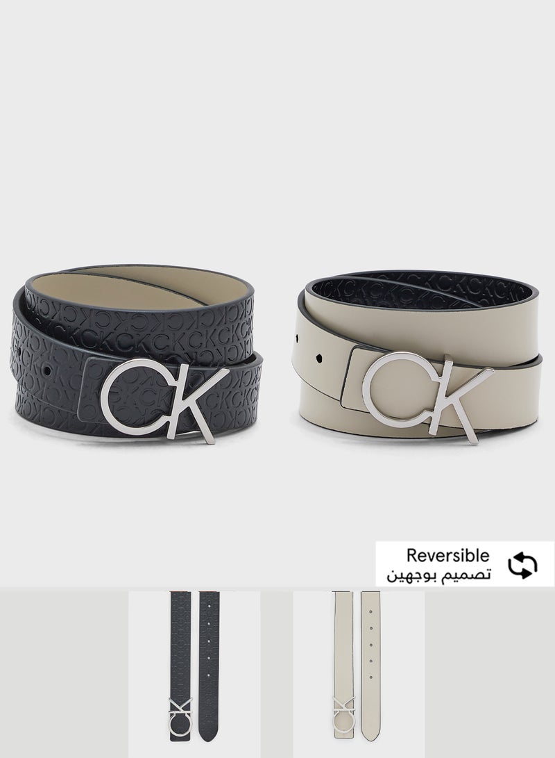 Monogram Print Belt