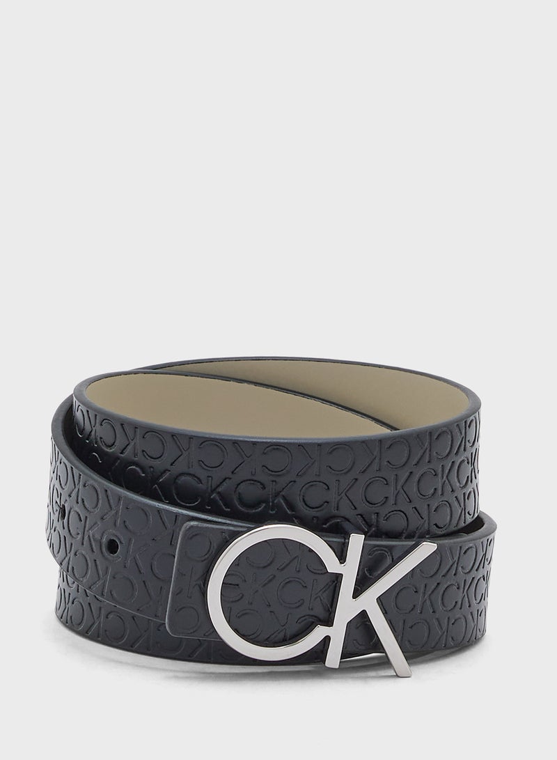 Monogram Print Belt