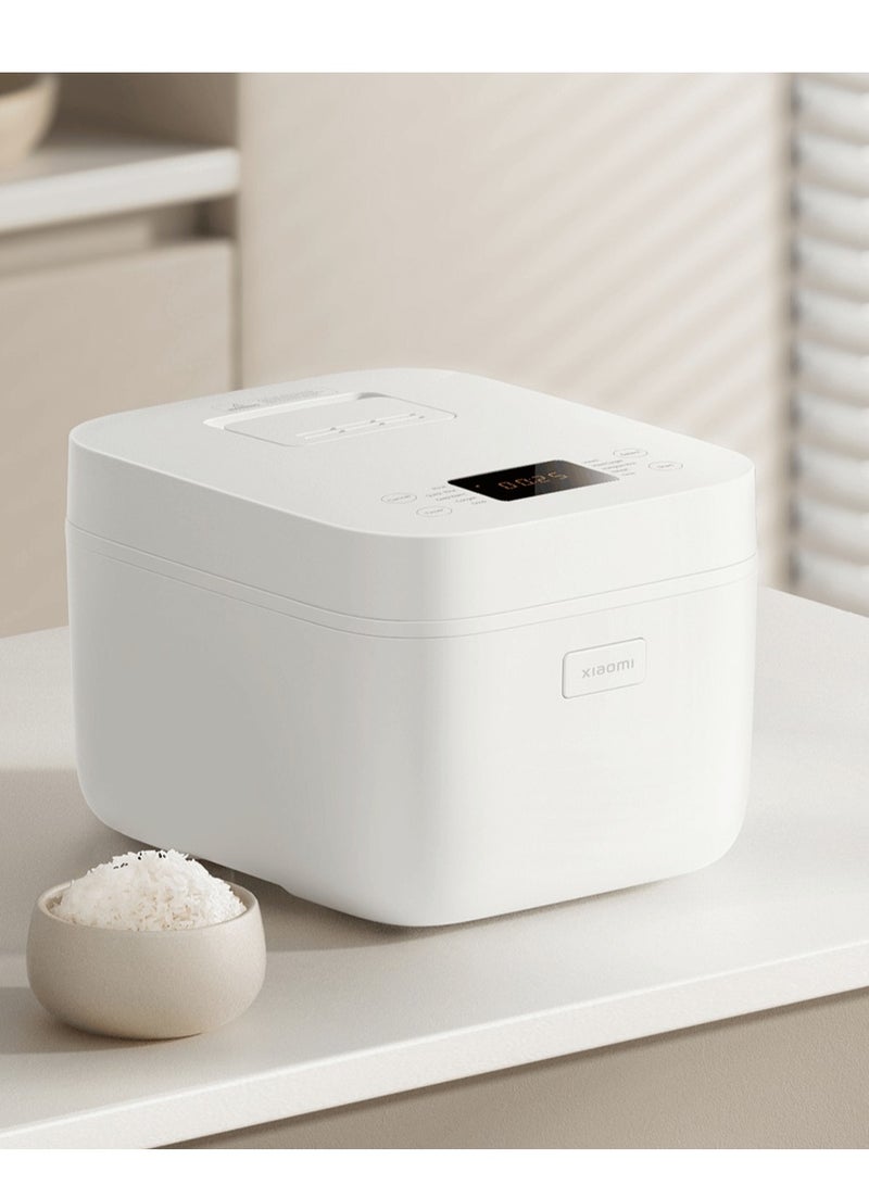 Multifunctional Rice Cooker 4L,Large Capacity 860W Appointment function Non-stick  Inner Pot Quick Cook 4 L 860 W MFB090-1 White