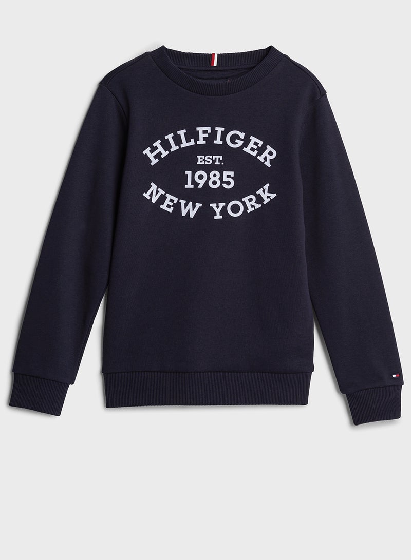 MONOTYPE FLOCK REG SWEATSHIRT