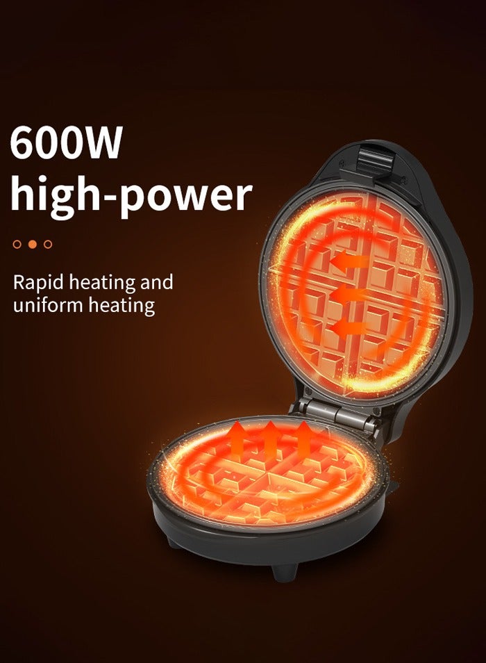 3-IN-1 Waffle Maker,Non-Stick Multi Snacks Maker with WaffleDonut/Cartoon Cake, Detachable Plates 800 SK-08006 Black/Silver