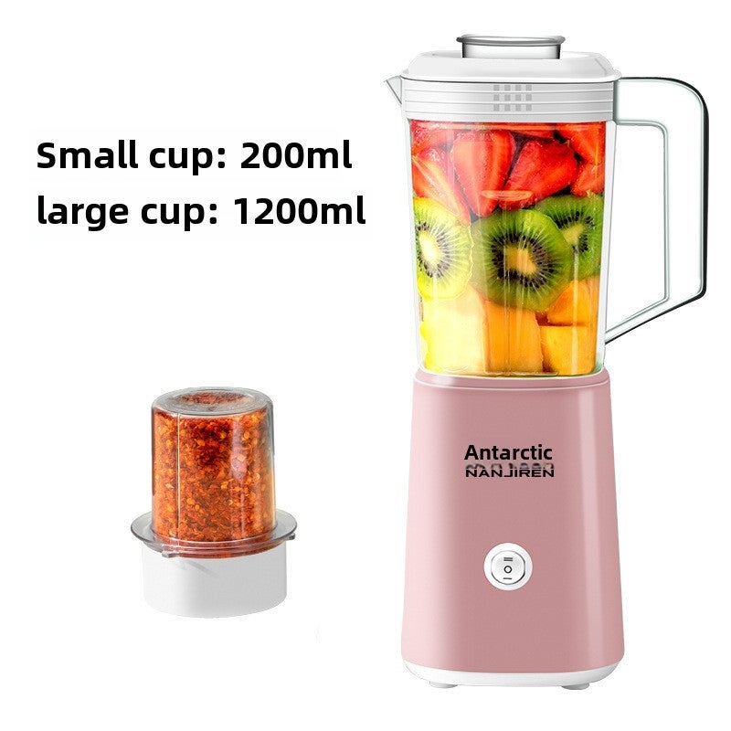 Multifunction Kitchen Blender Soy Milk MakerDouble Cup double knife pink Double Cup double knife pink