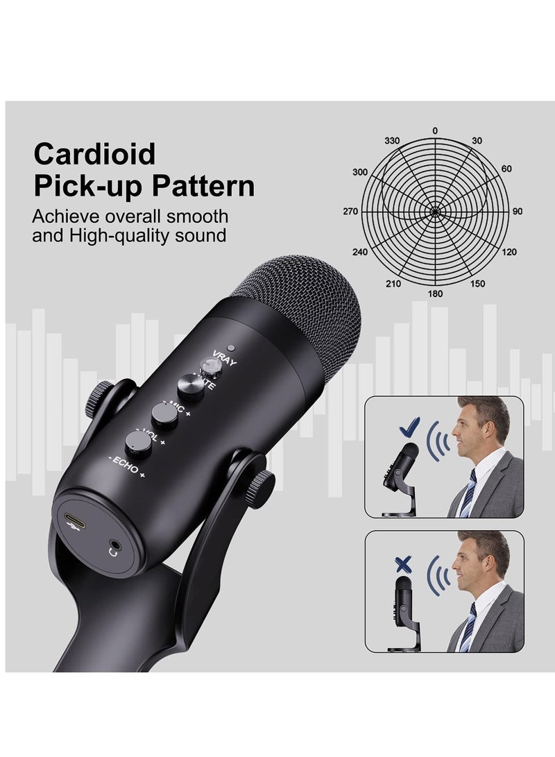 Jmary Multifunctional USB Recording Microphone (MC-PW8)