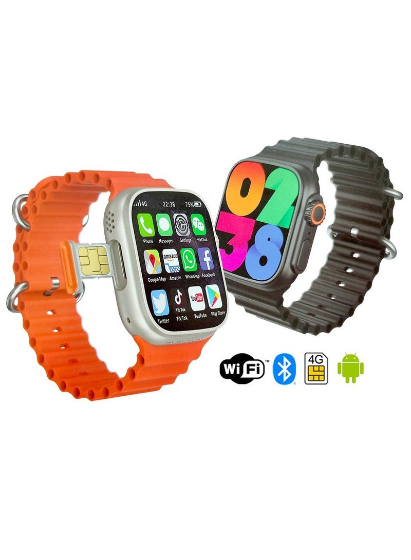 Smartberry C90 Ultra Full Android 4g Sim Watch