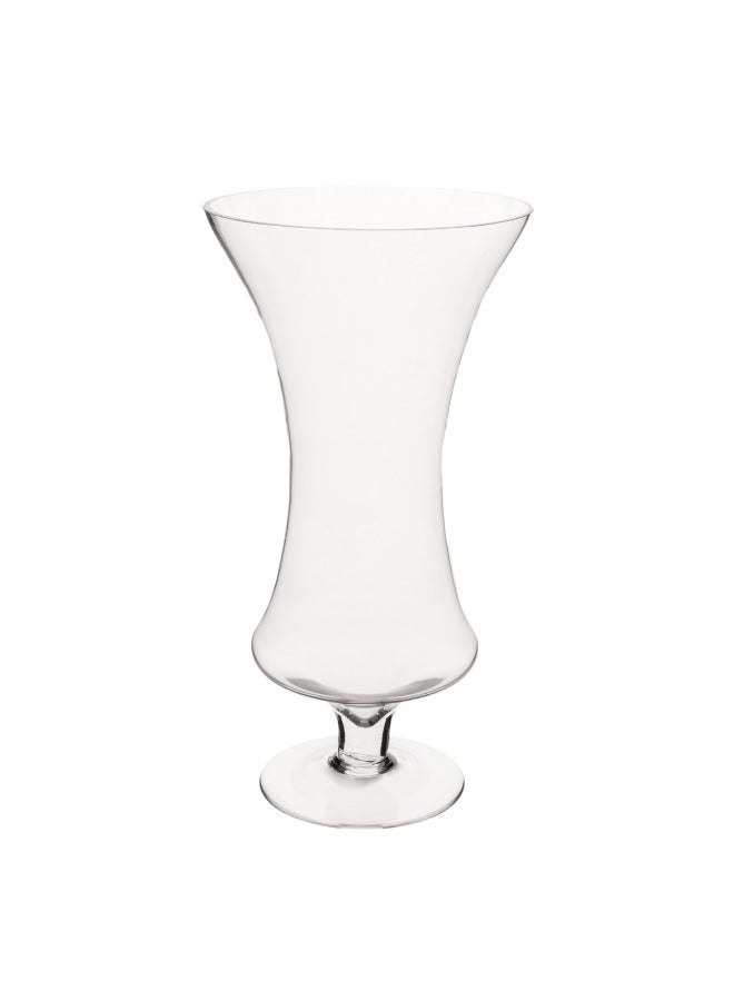 Glass Vase  Clear and versatile glass vase, suitable for a variety of decor styles