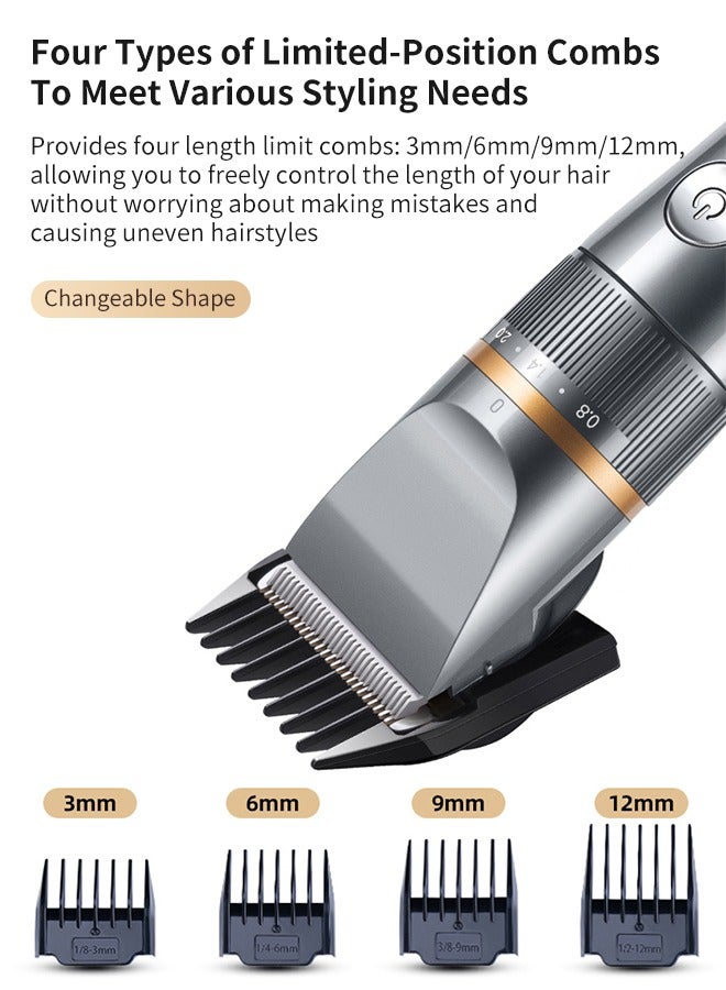 Professional Electric Hair Clipper With Blades Hair Cutter Electric Shaver