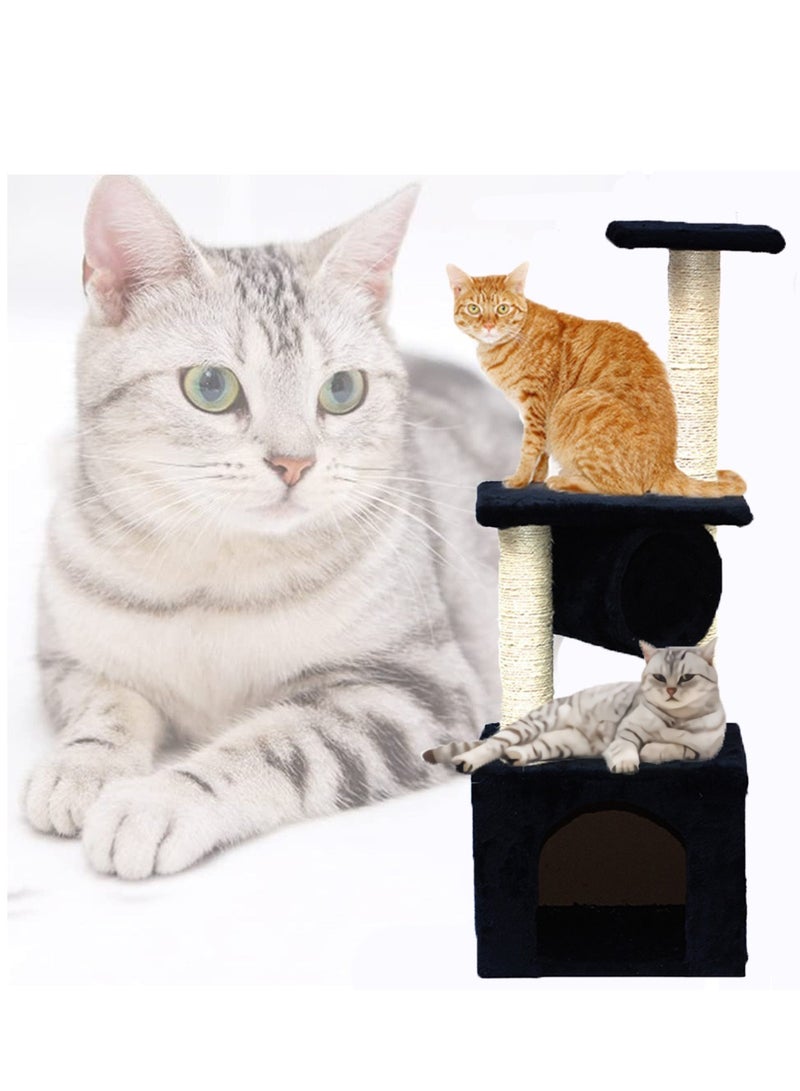 Cat Tree for Indoor Cats,Cat Tree Tower,Cat Bed,with Sisal Scratching Posts,Houses,Cats Activity Tower,Cat Furniture