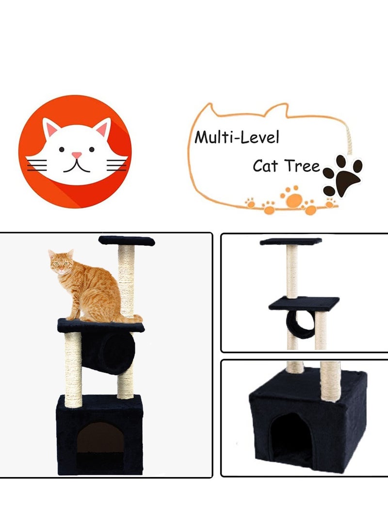 Cat Tree for Indoor Cats,Cat Tree Tower,Cat Bed,with Sisal Scratching Posts,Houses,Cats Activity Tower,Cat Furniture