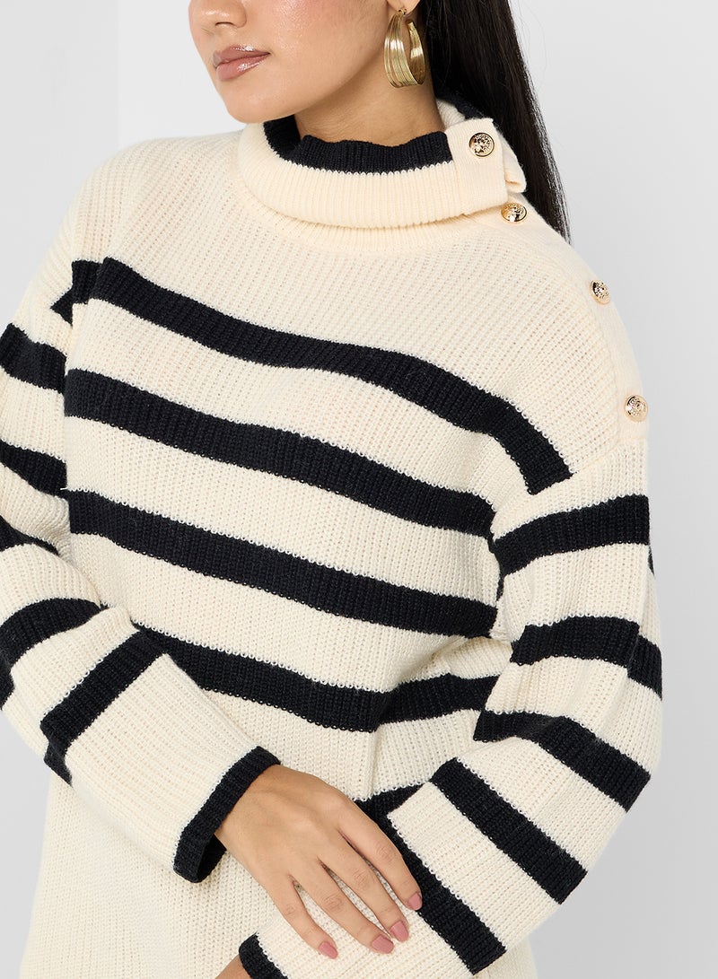 Striped Crew Neck Sweater