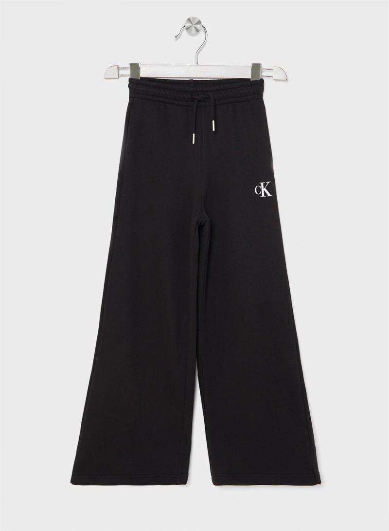 CK LOGO SWEATPANTS