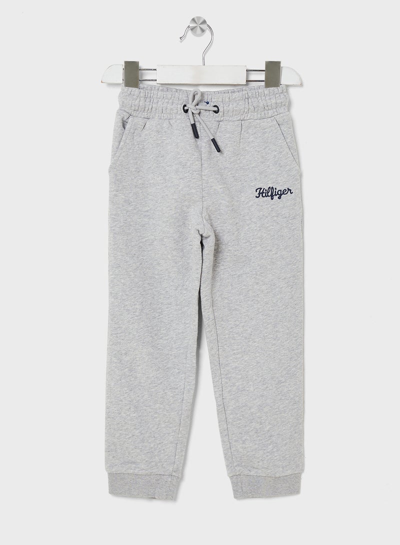 Kids Embroidered Sweatpants