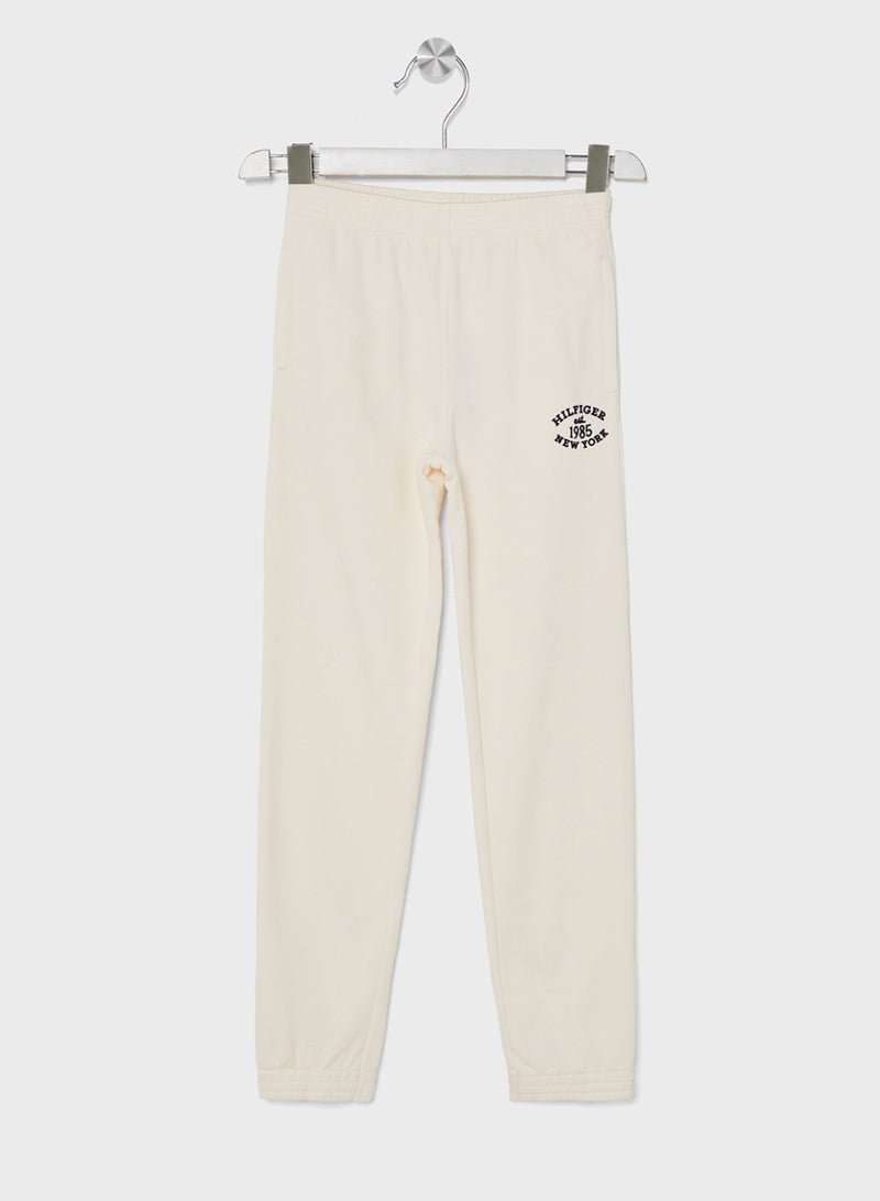 Youth Logo Cuffed Sweatpants