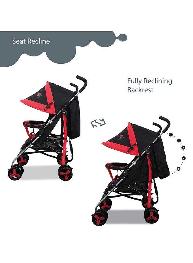 Disney Mickey Mouse Lightweight Adventure Stroller Plus Storage Cabin, 0 - 36 Months