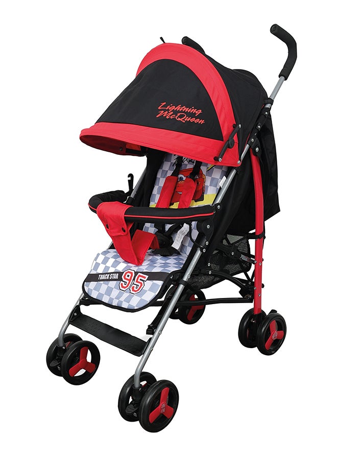 Cars Lightning McQueen Lightweight Adventure Stroller Plus Storage Cabin, 0 - 36 Months