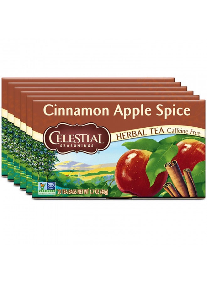 Celestial Seasonings Herbal Tea, Cinnamon Apple Spice, 20 Count