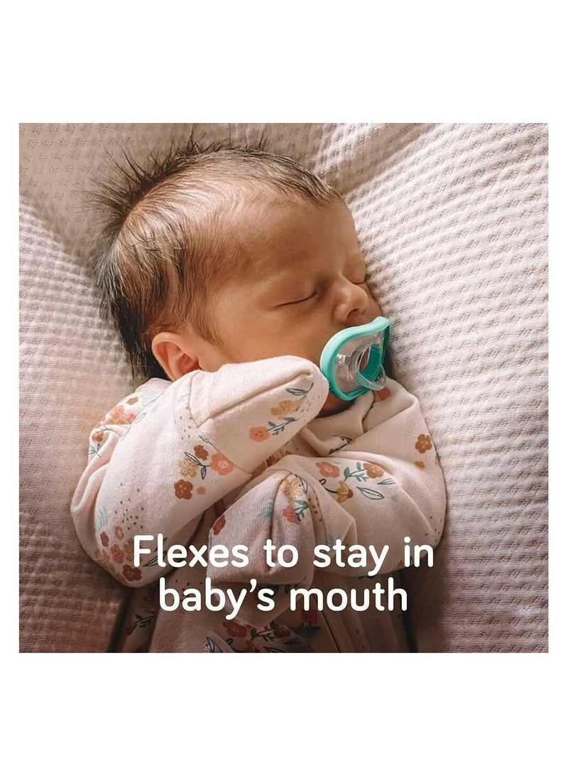 Pack Of 4 Flexy Baby Pacifiers 3 Months+