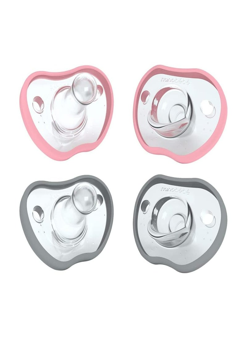 Pack Of 4 Flexy Baby Pacifiers 3 Months+