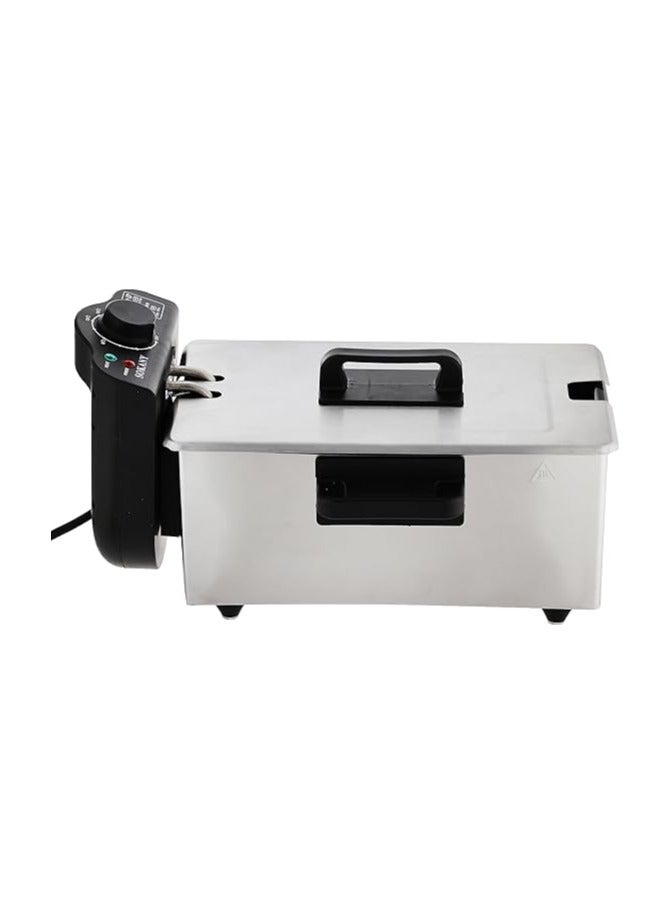 Sokany WJ-800 Professional Deep Fryer, 3 Liter, 2000 Watt, Silver