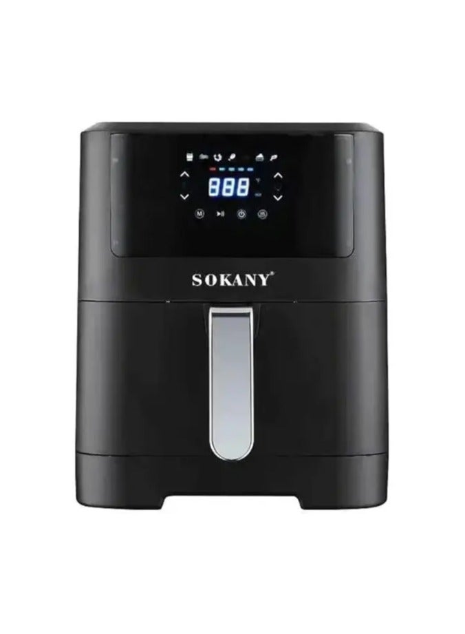 Sokany Digital Air Fryer 8 L Black 2000 Watt Sk-Zg-8043