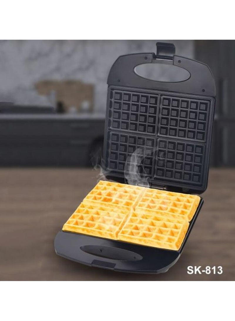 Sokany (SK-813) Waffle Maker 4 Chip - 1400W