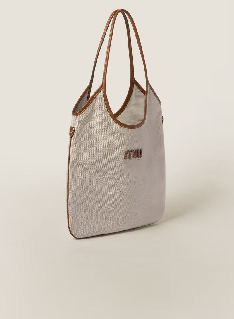 MIU Ivy canvas tote bag Shoulder