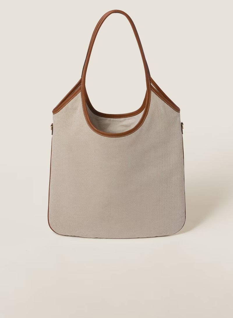 MIU Ivy canvas tote bag Shoulder