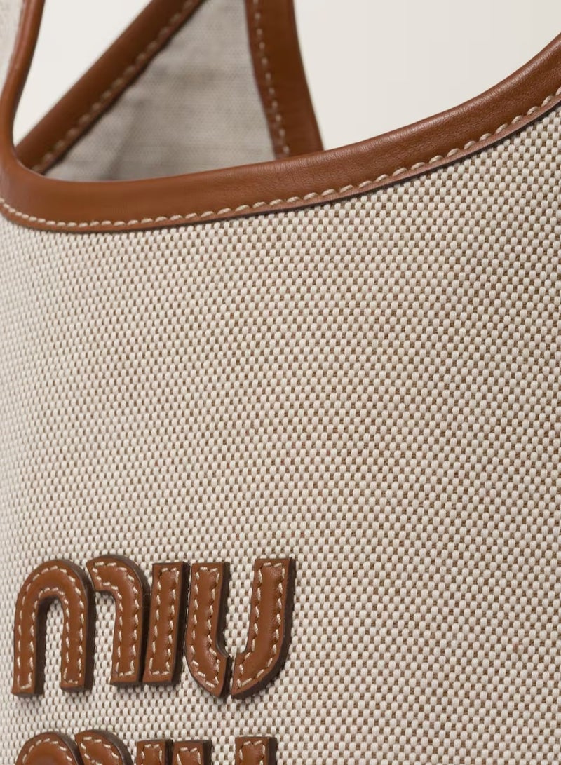 MIU Ivy canvas tote bag Shoulder