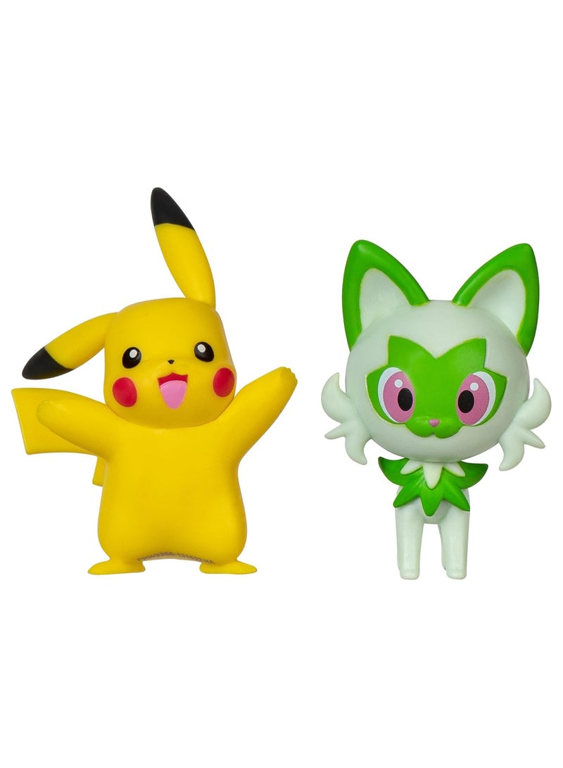 Battle Figure Pikachu & Sprigatito