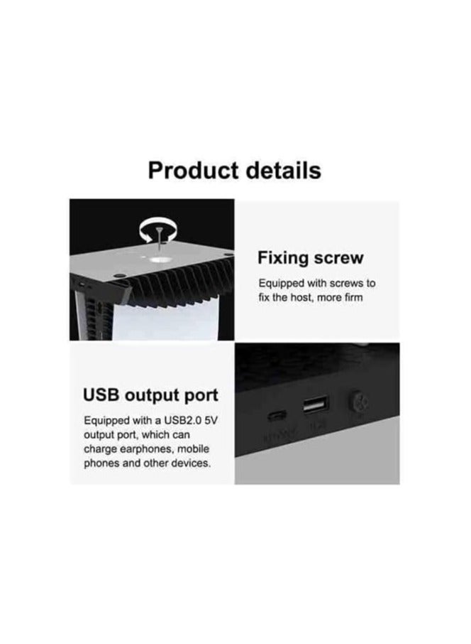 IPega 6 in 1 Game Vertical Stand Multifunctional Cooling Fan Charging Base For PS5