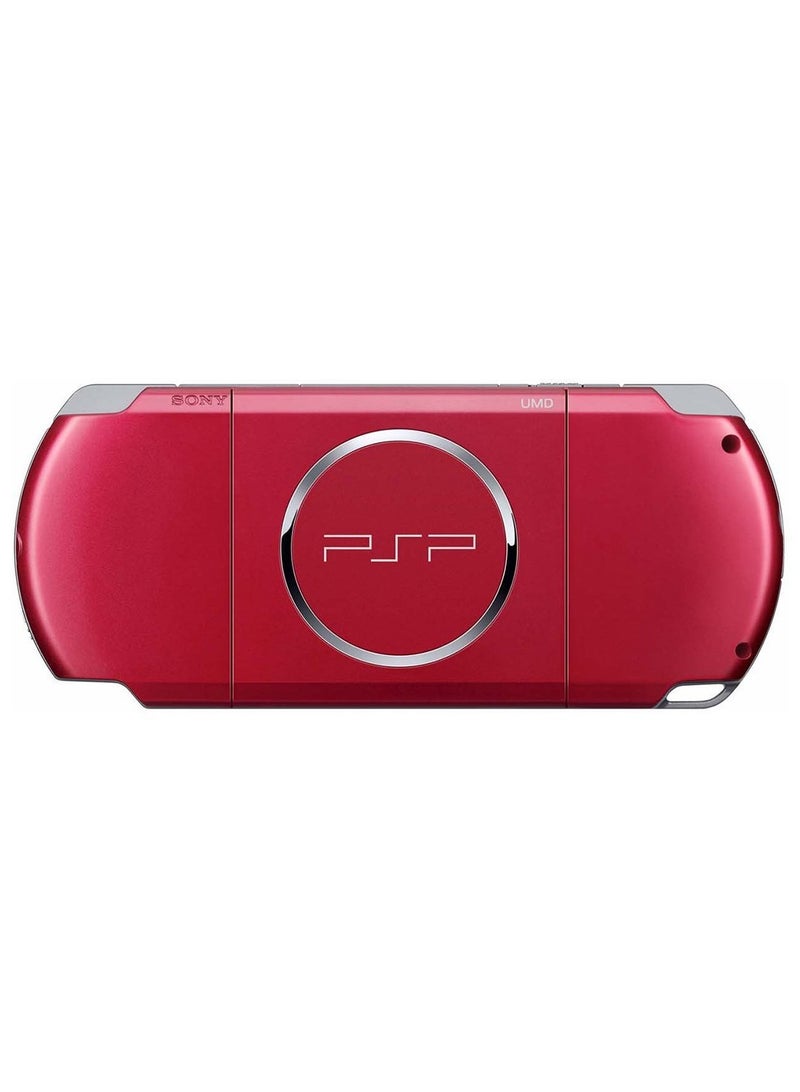 Renewed Sony PSP 3000 Handheld Gaming Console Red