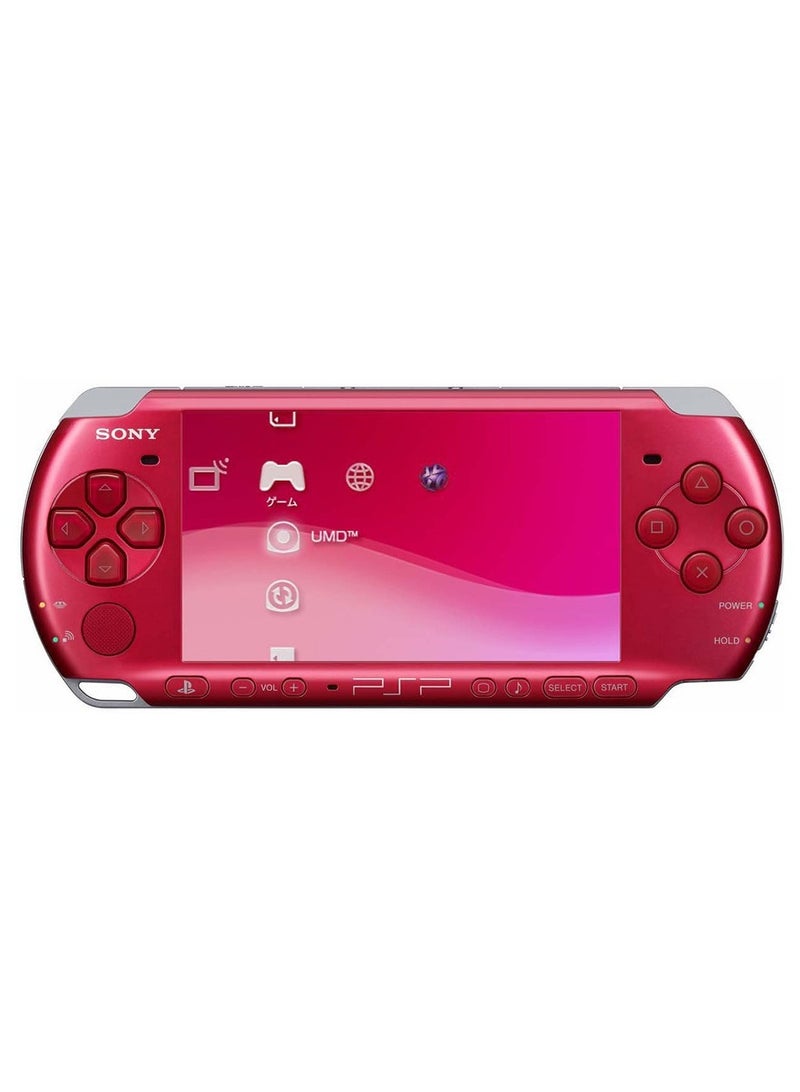 Renewed Sony PSP 3000 Handheld Gaming Console Red