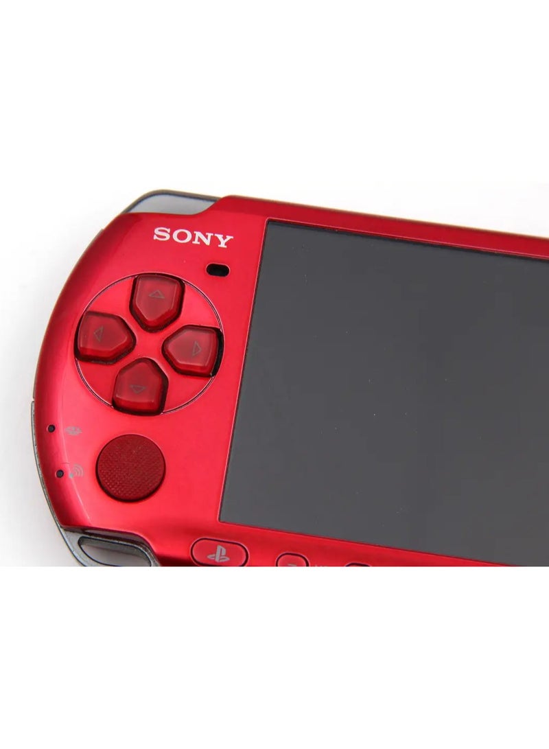 Renewed Sony PSP 3000 Handheld Gaming Console Red