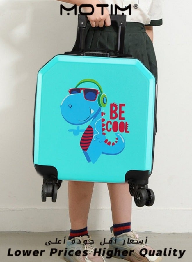 Travel Luggage Carry-On Luggage Kid's Luggage 18 inch Small Luggage with Spinning Wheels Cartoon Suitcase