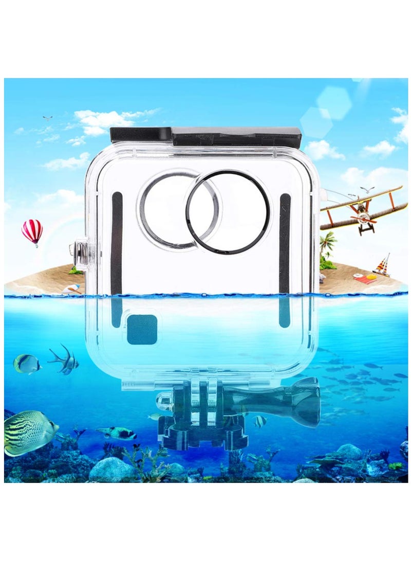 45M Waterproof Diving Case Replacement Shell for GoPro Fusion - Durable Underwater Protective Housing Cover