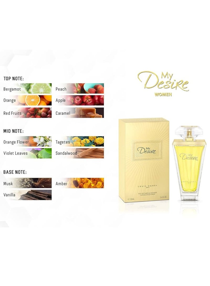 LOUIS VAREL MY DESIRE WOMEN EDP 100ML