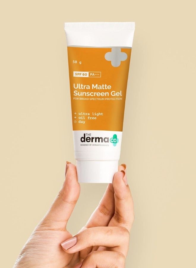 The Derma Co Ultra Matte Sunscreen Gel with SPF 60