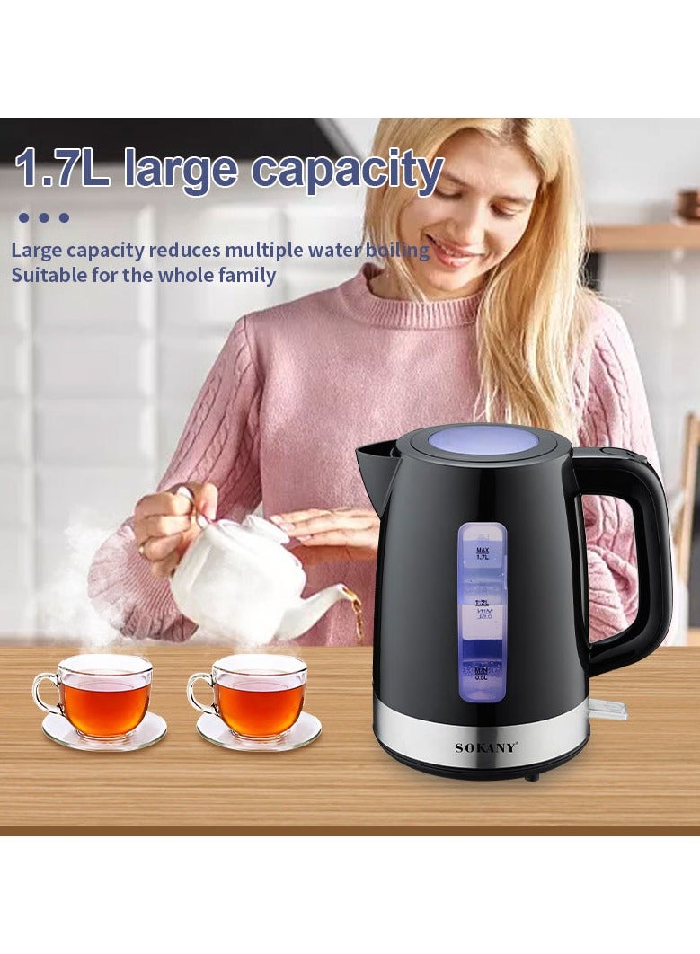 Sokany Electric Kettle 1.7 Liter - 2200 W