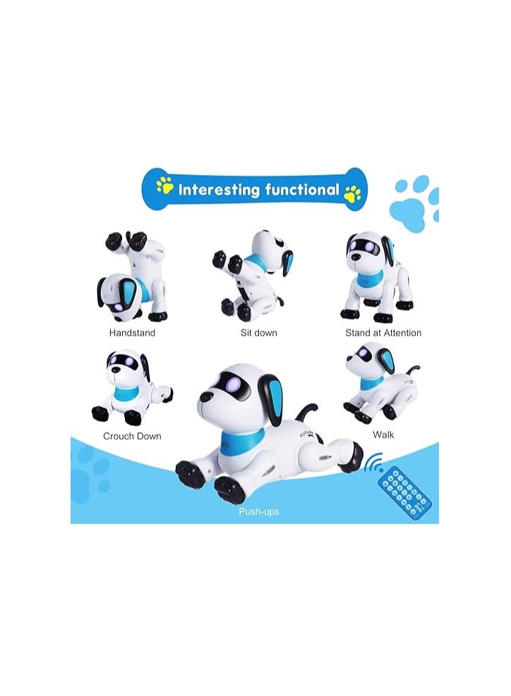 Remote Control Robot Dog - RC Imitate Pet Dog - Music, Dance, Action Programming, Touch Interaction - Smart Puppy - Kid Toy