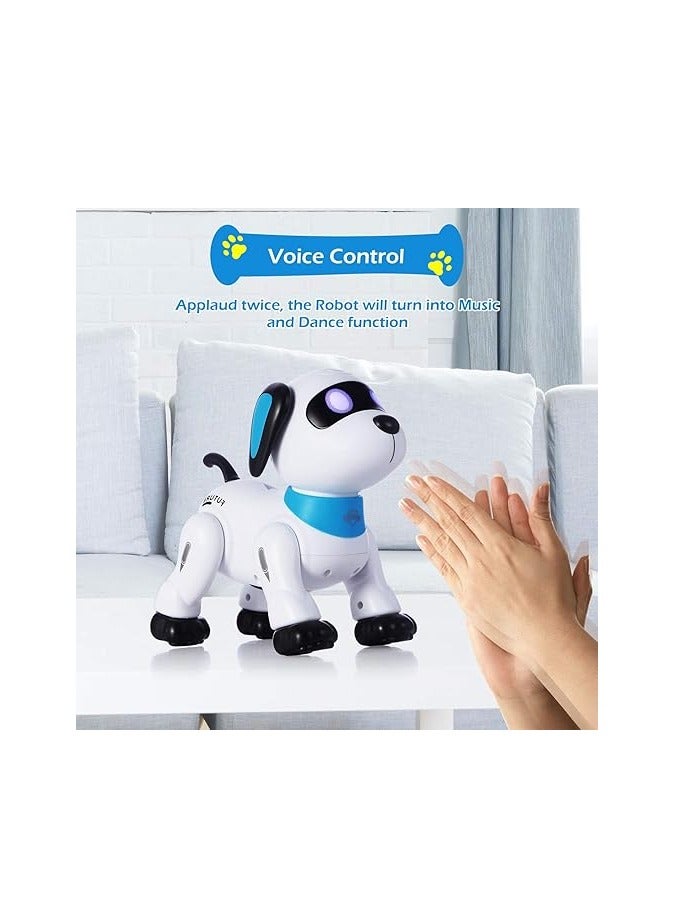 Remote Control Robot Dog - RC Imitate Pet Dog - Music, Dance, Action Programming, Touch Interaction - Smart Puppy - Kid Toy